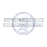 12" Brushed Aluminum Arms Parallel Rule (Weems & Plath 140)